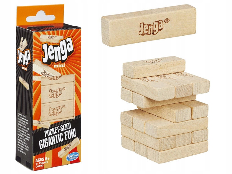 

Hasbro Mini Jenga Gra Drewniana Wieża