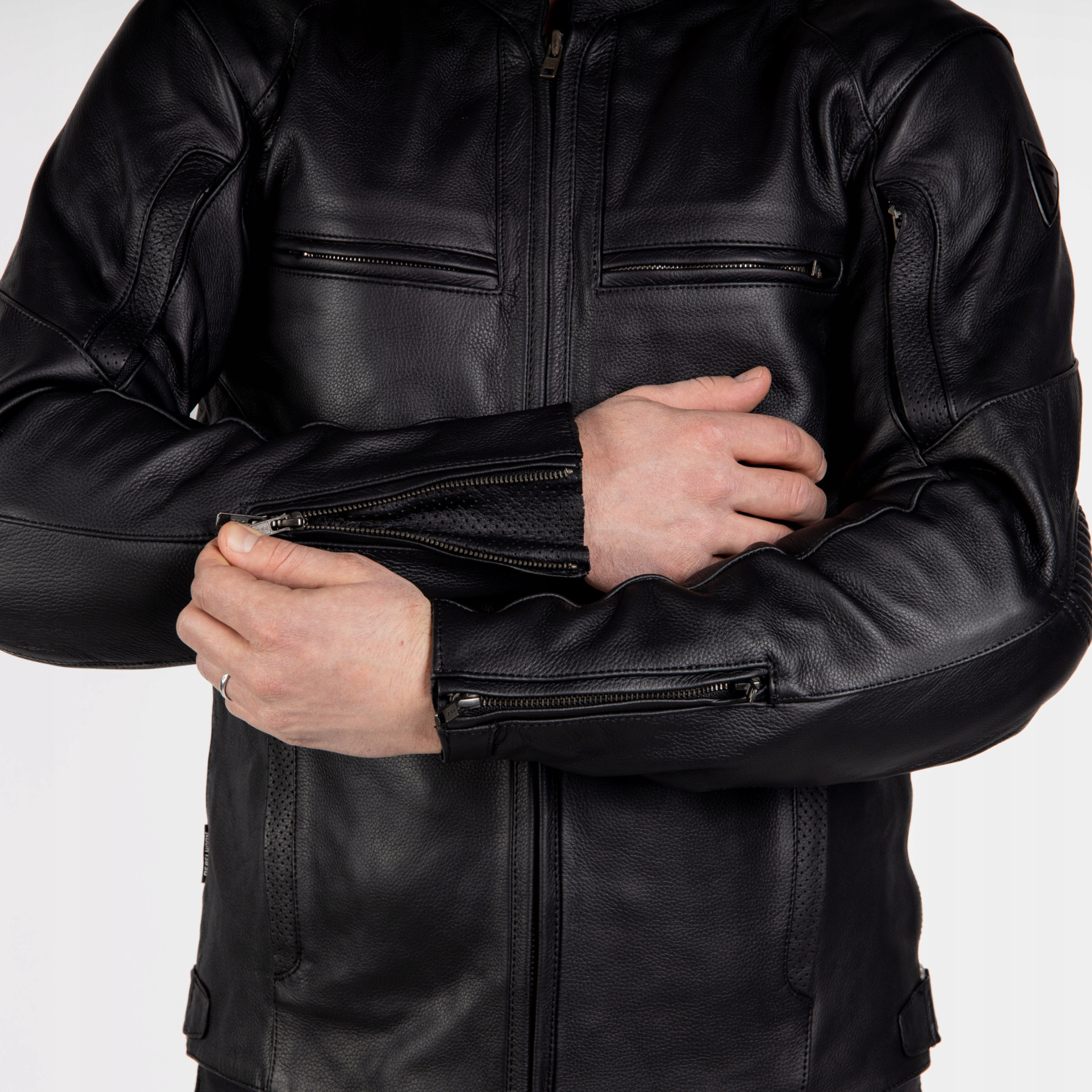 KURTKA MOTOCYKLOWA MĘSKIE SKÓRA REBELHORN RUNNER Numer katalogowy producenta RH-LJ-RUNNER-III_01_5XL