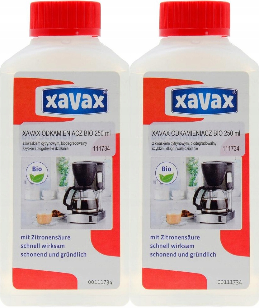 

Odkamieniacz Xavax Bio 0.25l x2