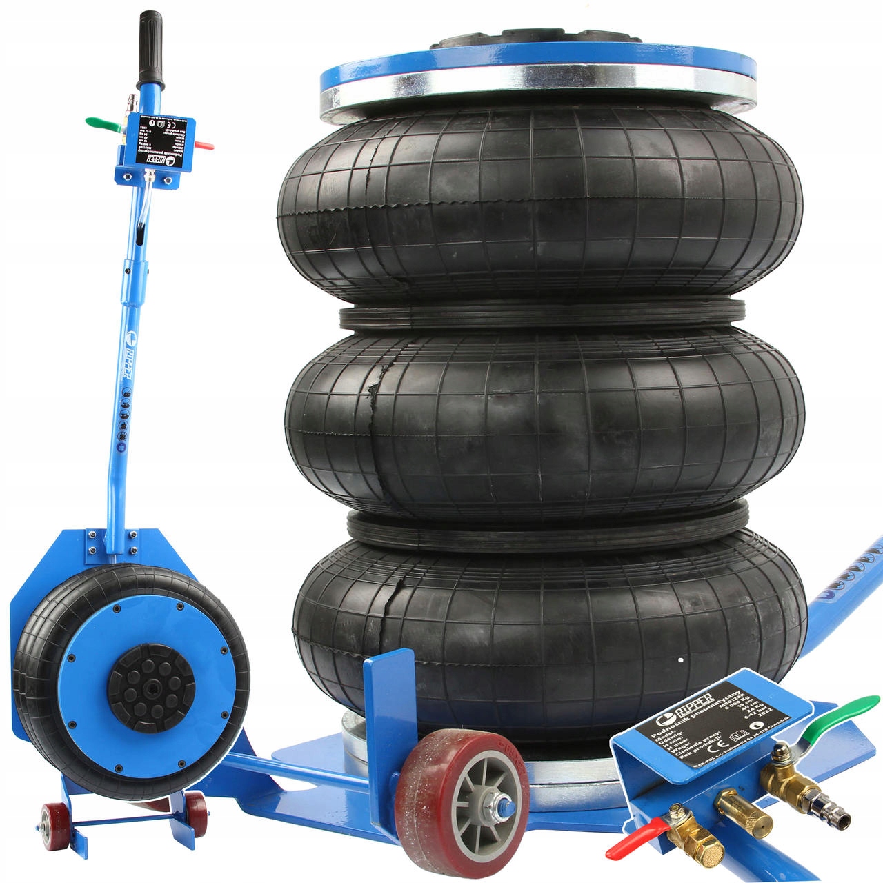 Pneumatický Zdvihák Poduška Vankúšový Zdvihák 6000KG 6T Dielenský Autobus Pevný