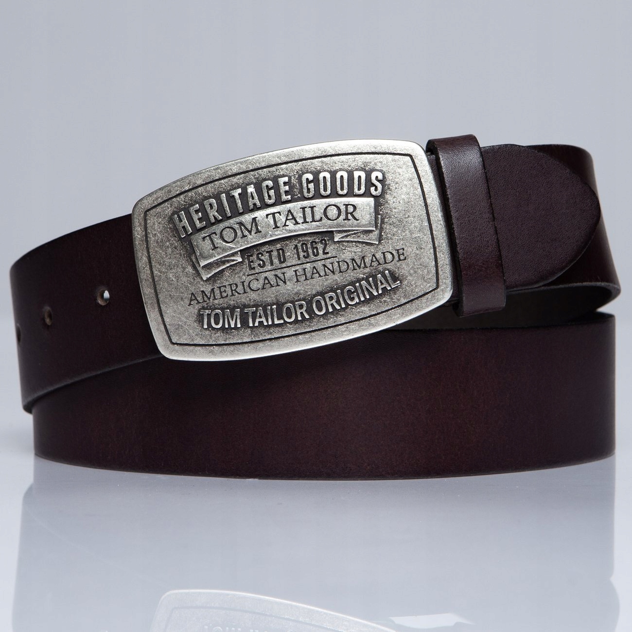 TOM TAILOR MĘSKI PASEK SKÓRZANY AUTOMAT LOGO 80 Waga produktu z opakowaniem jednostkowym 0.3 kg