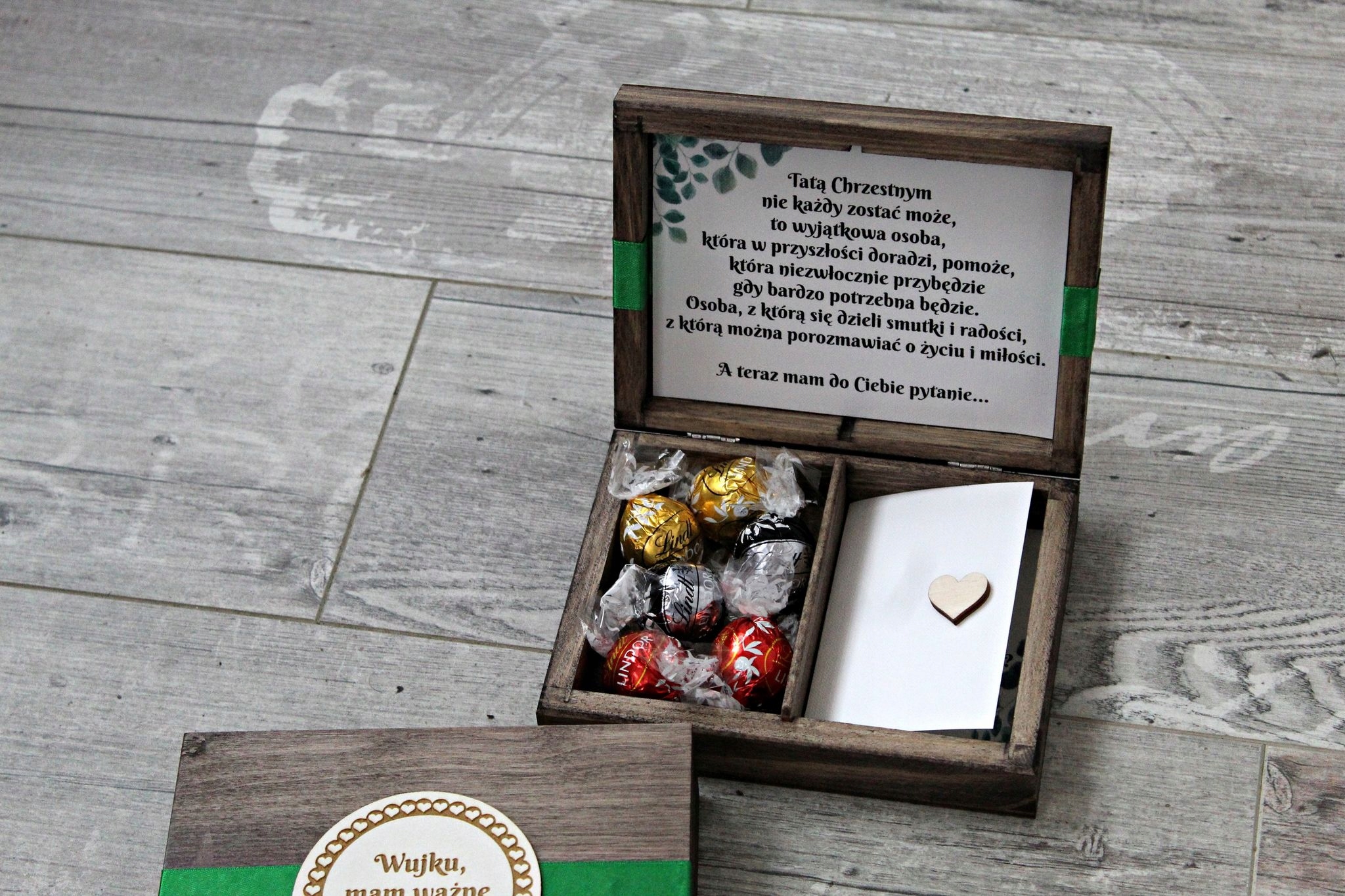 Prośba o zostanie Ojcem Chrzestnym na Cukierki Szerokość produktu 15.4 cm