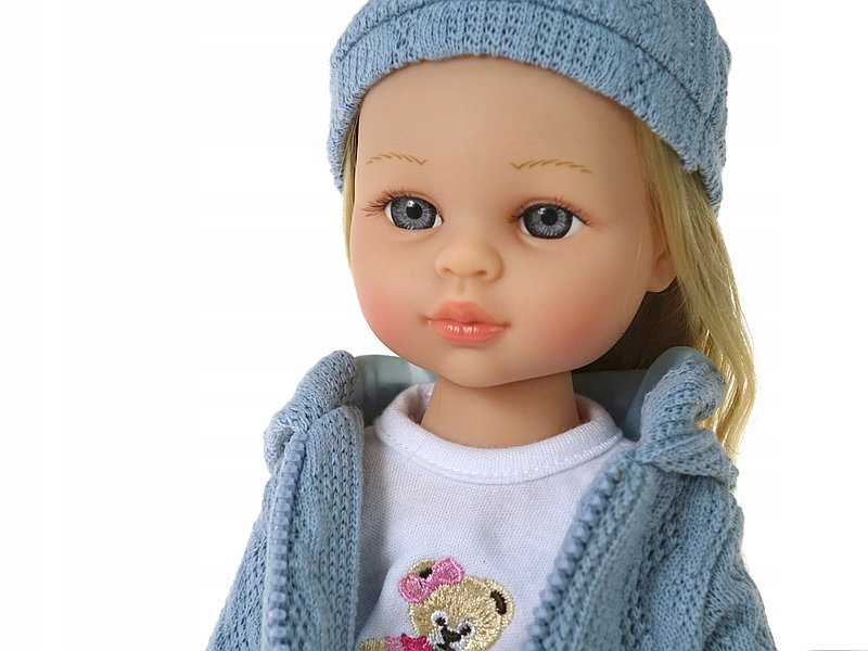 LALKA z długimi włosami blondynka MÓWI I ŚPIEWA 38cm w kolorowym pudełku Marka Adar