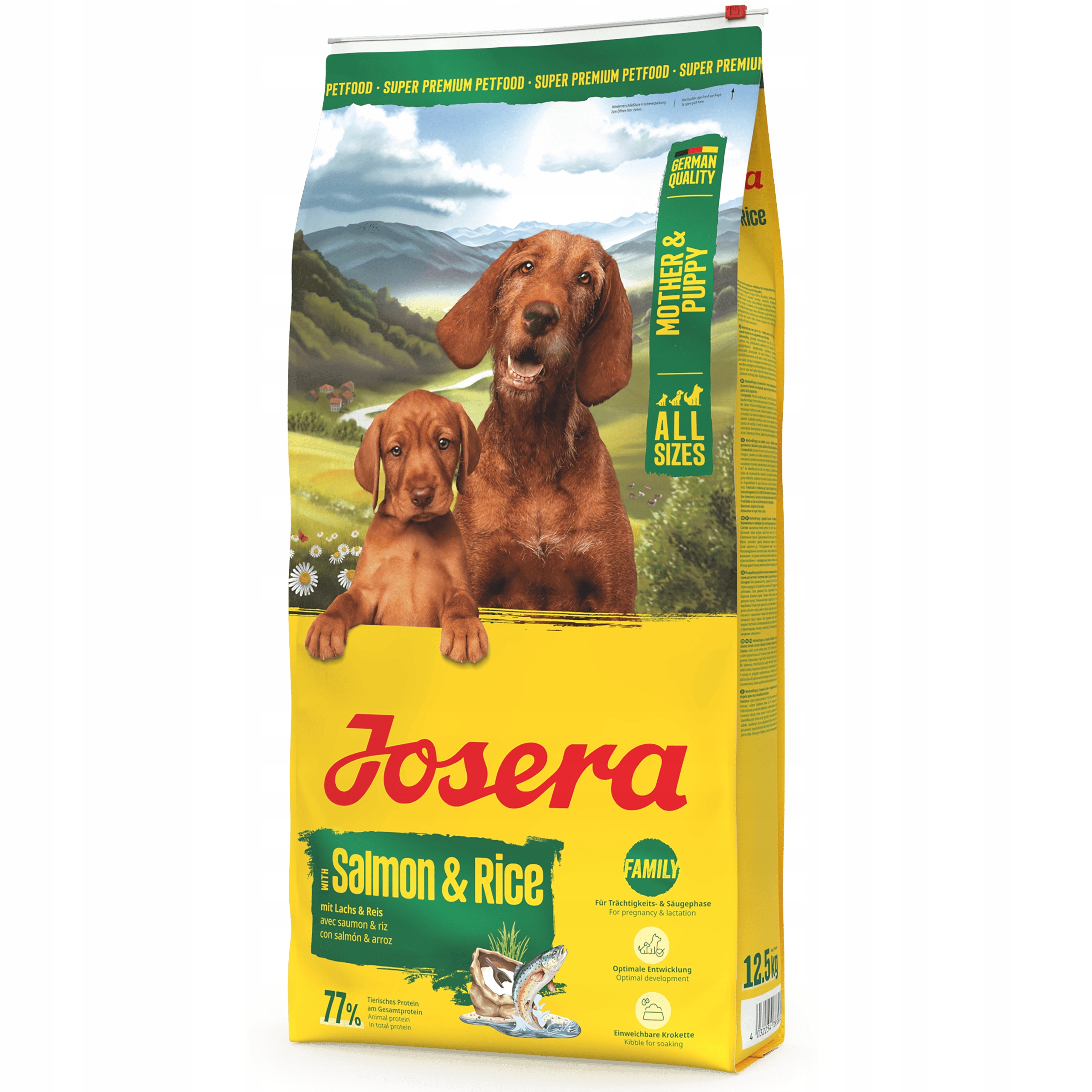 Josera Mother&Puppy Salmon&Rice krmivo pro březí feny a štěňata 12,5kg