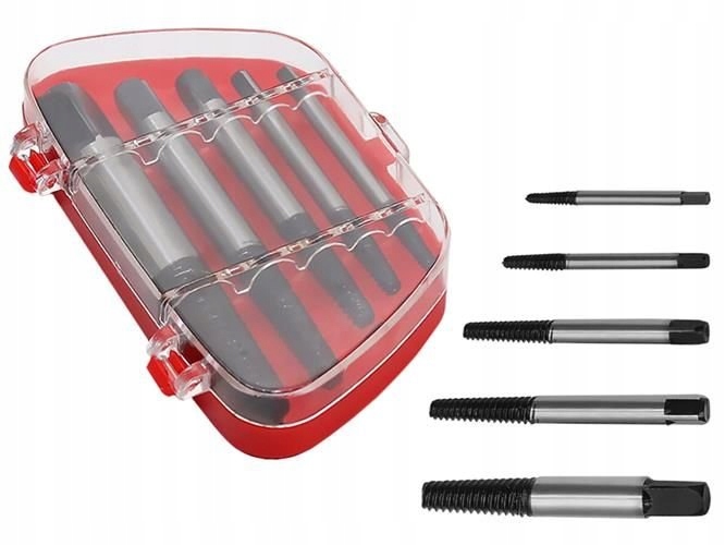 KOMPLET 5 WYKRĘTAKÓW DO ZERWANYCH ŚRUB