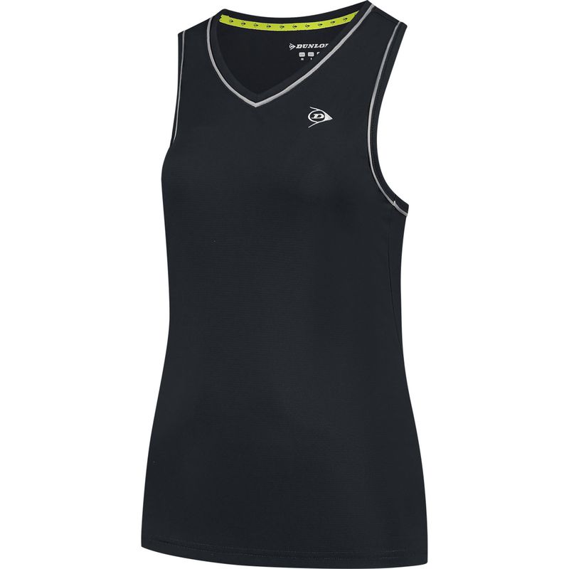 Tričko Dunlop Club Tank Top Women Black XL