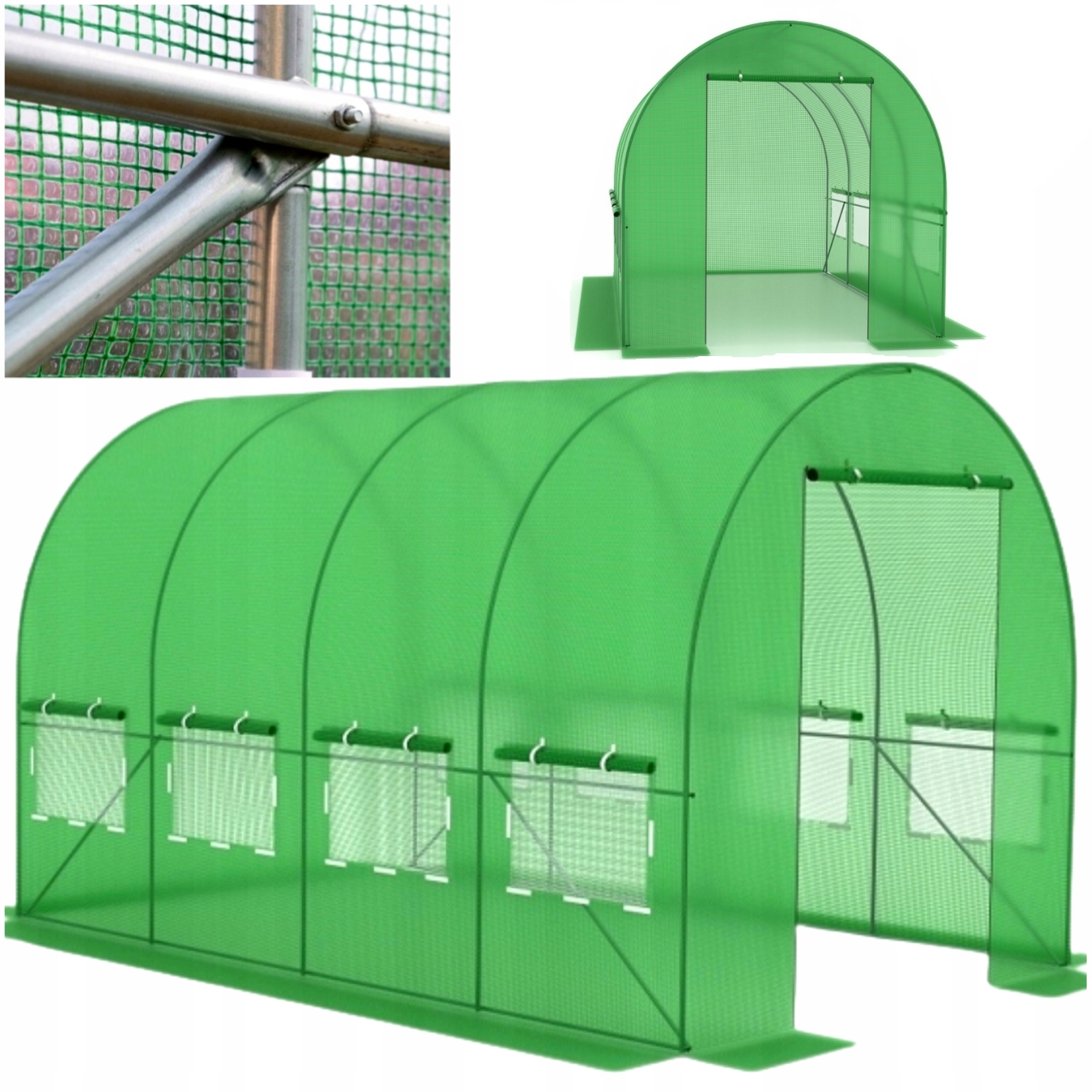 

Tunel Foliowy Ogrodowy Szklarnia Foliok 4x2,5 m