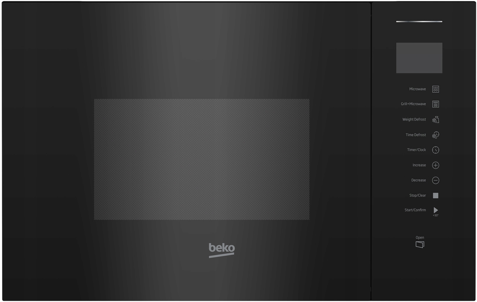 Kuchenka Mikrofalowa Do Zabudowy Beko Bmgb 25353 B Czarna Grill 25L