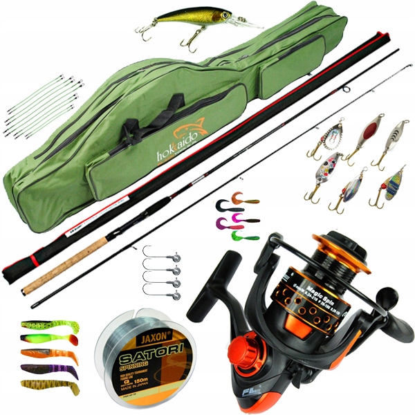 Set Spinning jaxon Wędka naviják taška Z19