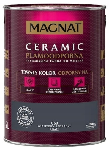 

Magnat Ceramic 5l Grafitowy Antracyt C60