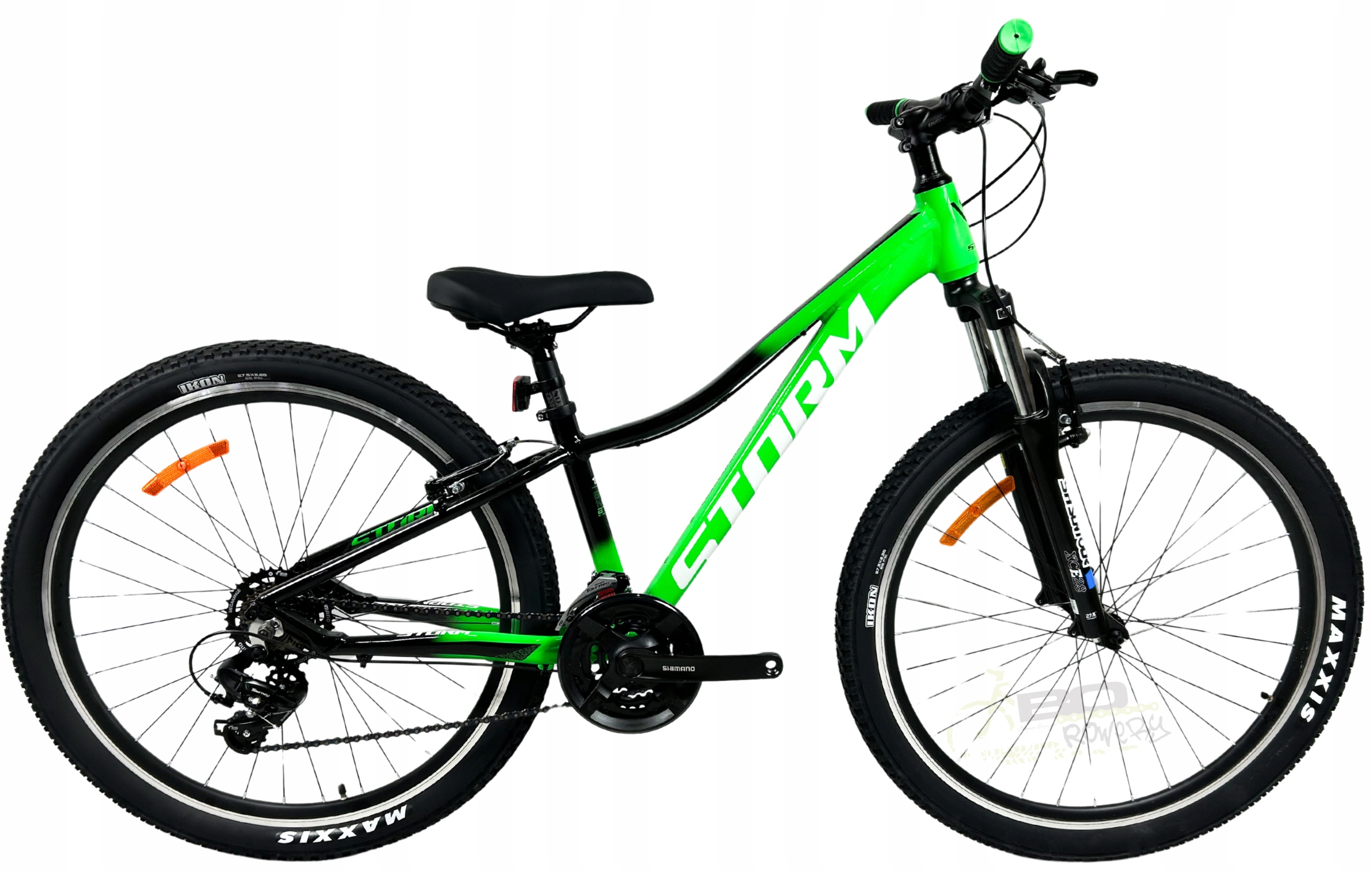 Rower Górski Mtb Storm Shark 1.0 Vbr rama 13,5 27,5 zielony 2026