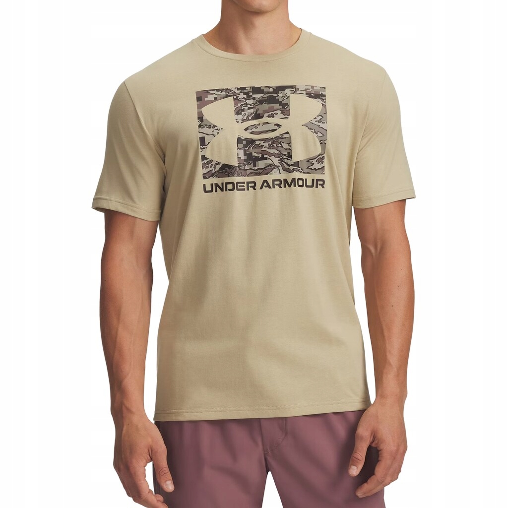 Tričko Tričko Under Armour Ua Abc Camo Boxed Logo Field Khaki XL
