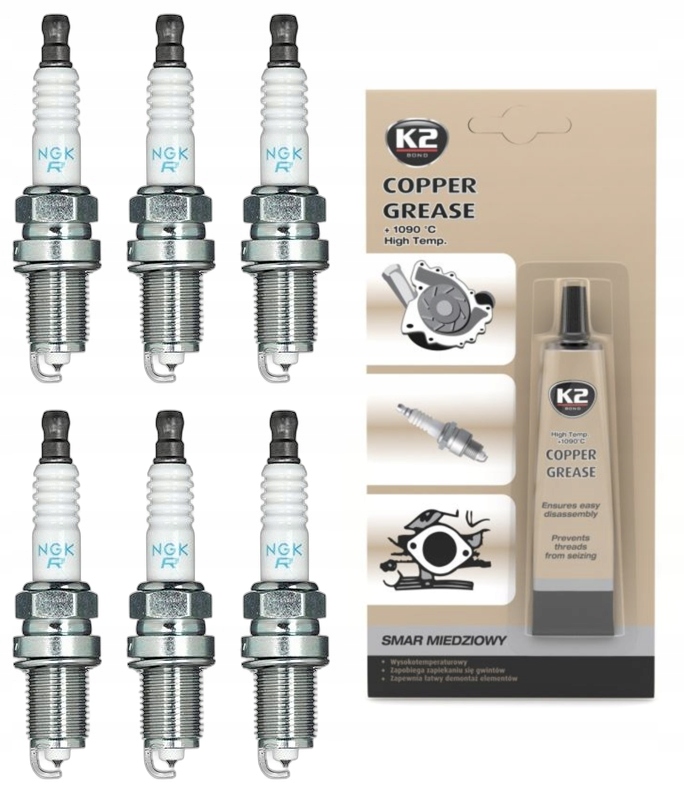 NGK ŚWIECA ZAPŁONOWA PLATYNOWA BCPR6EP-N-8 5275 + SMAR