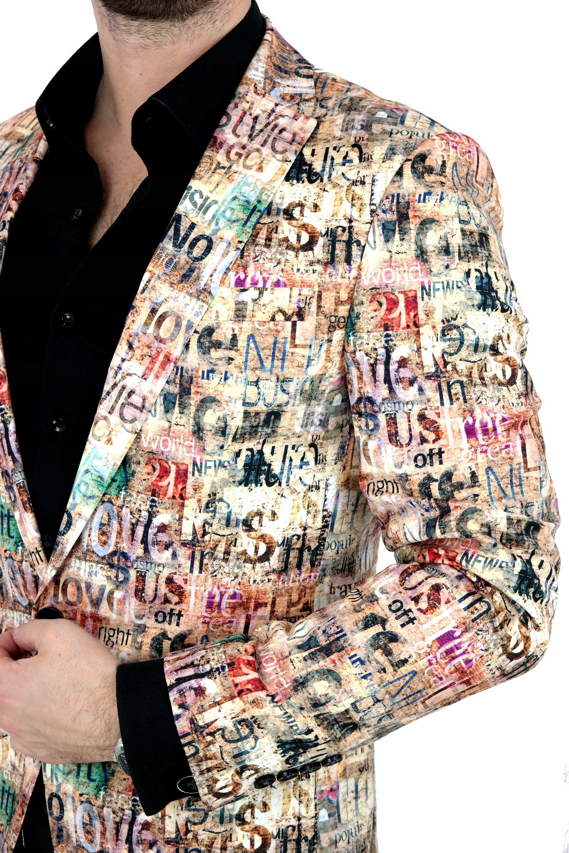 GIOVANNI PERA Marynarka męska D809 napisy 50 M