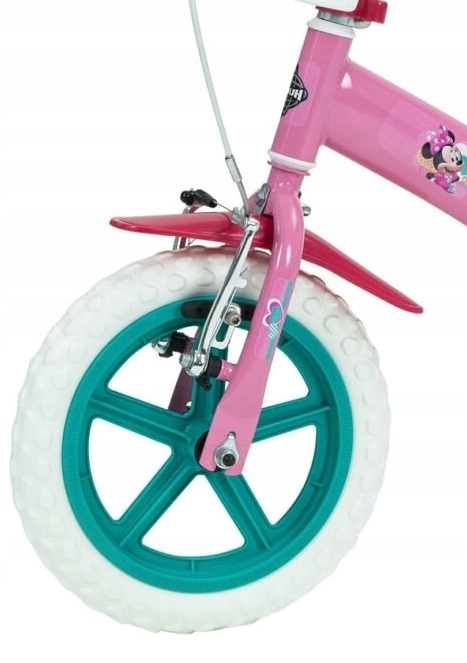 Rowerek ROWER dla dzieci 12 Myszka Minnie Disney Kolor Biały Różowy Turkusowy