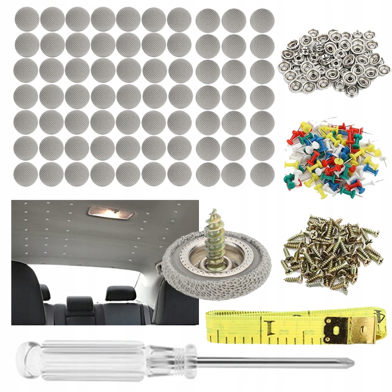 ZESTAW NAPRAWCZY PODSUFITKI SAMOCHOWODEJ 70 SZT