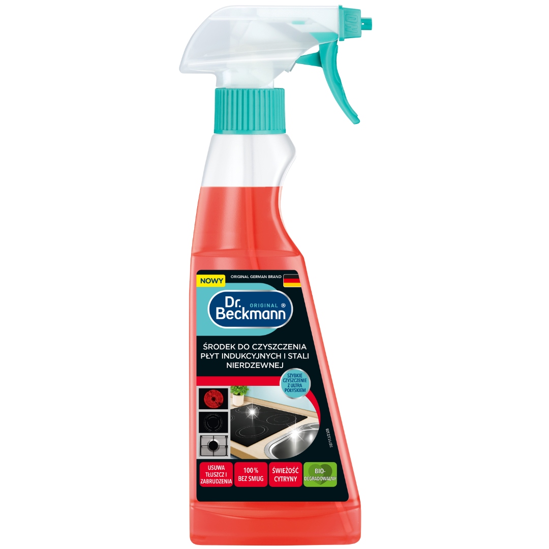 3X Dr. Beckmann Sprej pro keramické sporáky a nerezovou ocel 250 ml