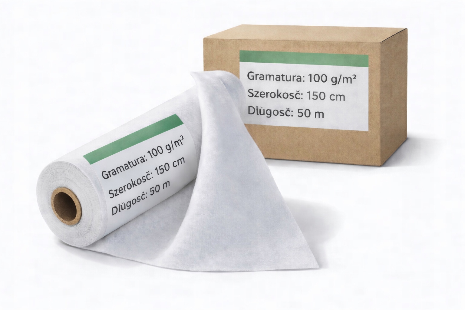 Geowłóknina Włóknina Agrowłóknina 100G 1,5x50m