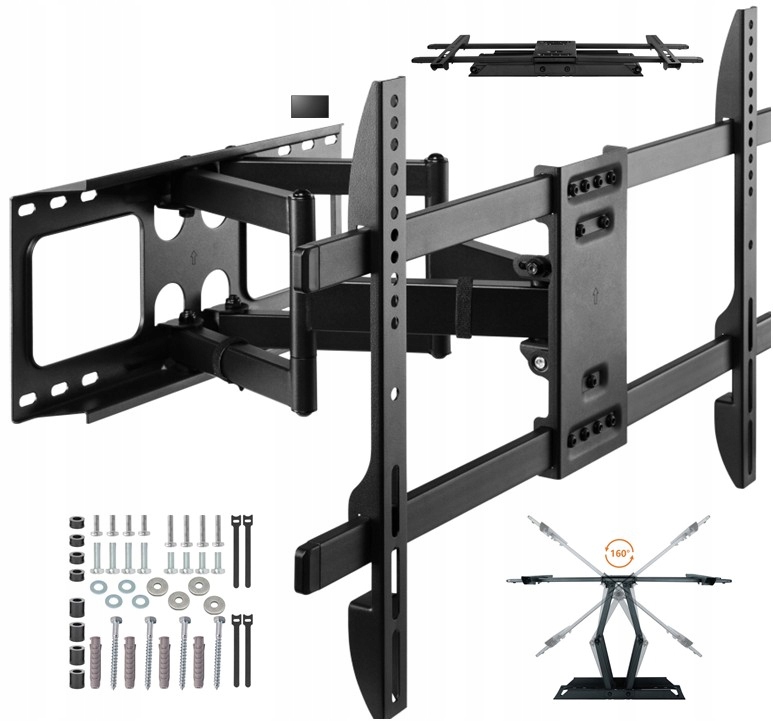 Otočný Pohyblivý Držák Pro Televizor Na 50GP6765E Sharp, Pevný Nástěnný