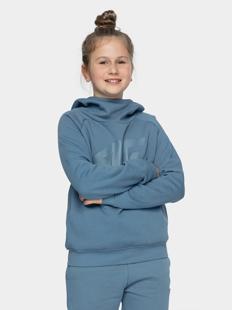 

Bluza Dziewczęca 4F Dresowa Kaptur Dziecięca 164