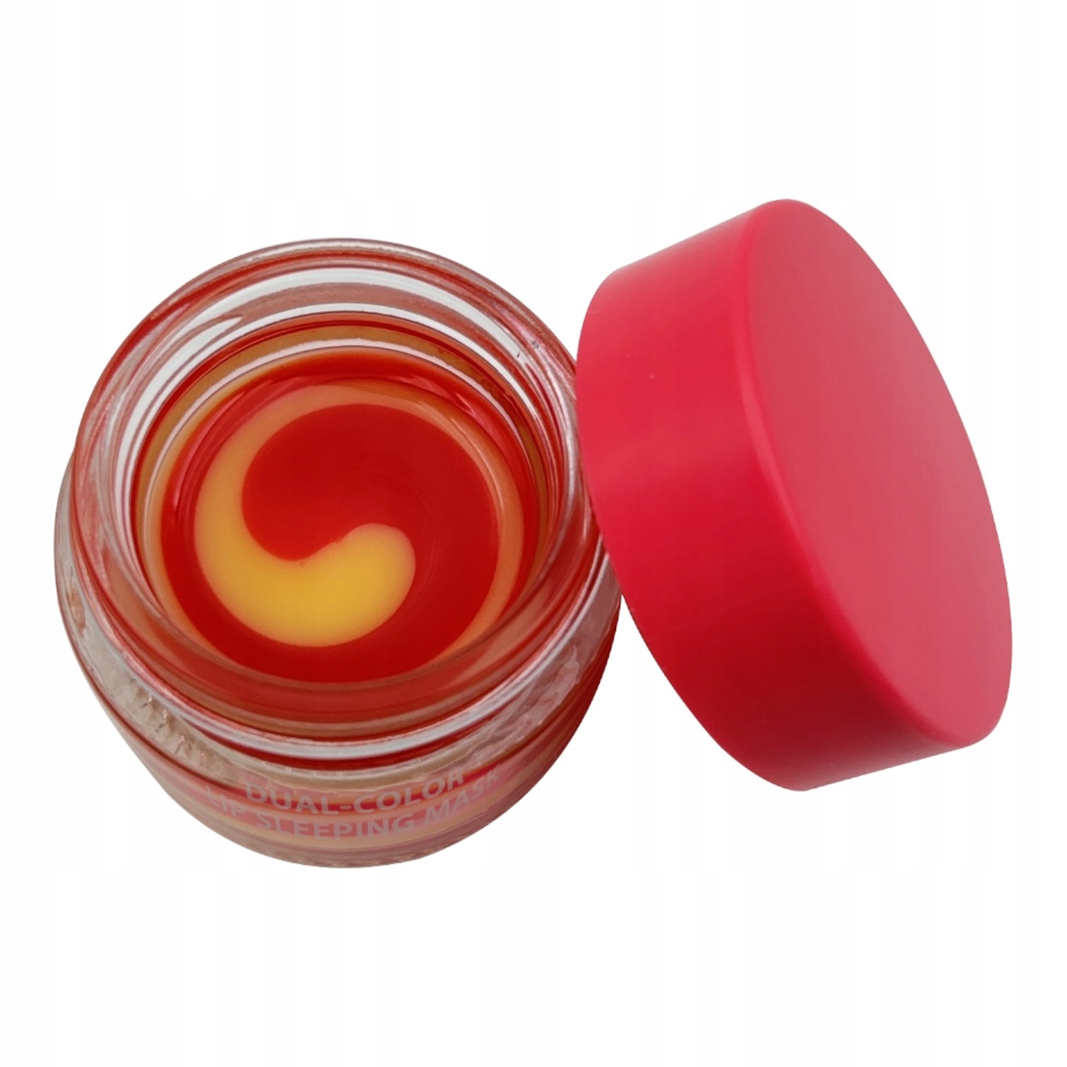 Dwukolorowa Maska do Ust na Noc, Truskawka + Witamina C, 12g