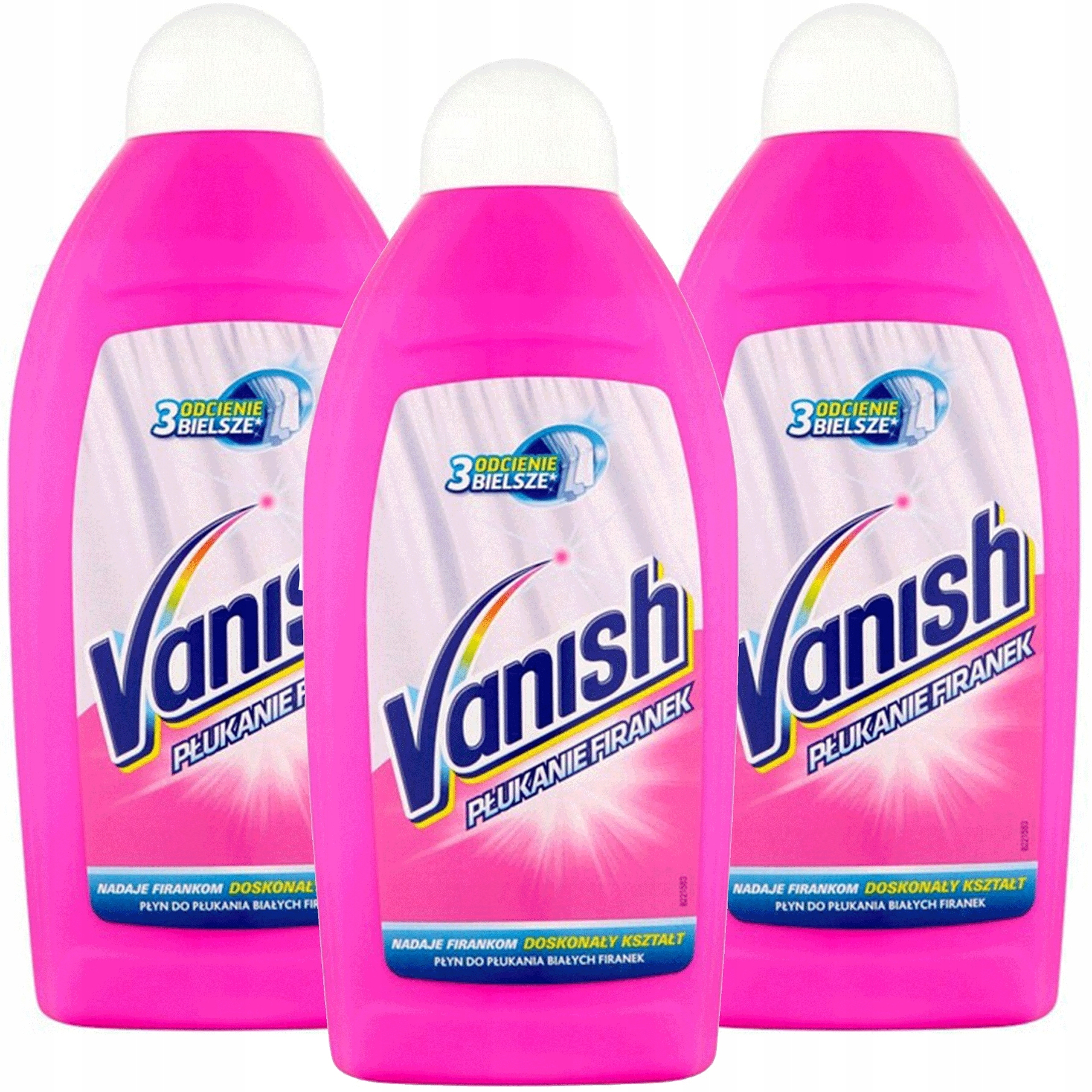 Levně Vanish Sada Tekutý Bělicí Prostředek Prádlo Záclona 3x 500ml