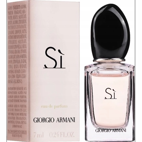 Giorgio Armani Si Edp 7 ml Eau De Parfum Miniatura Kartonik