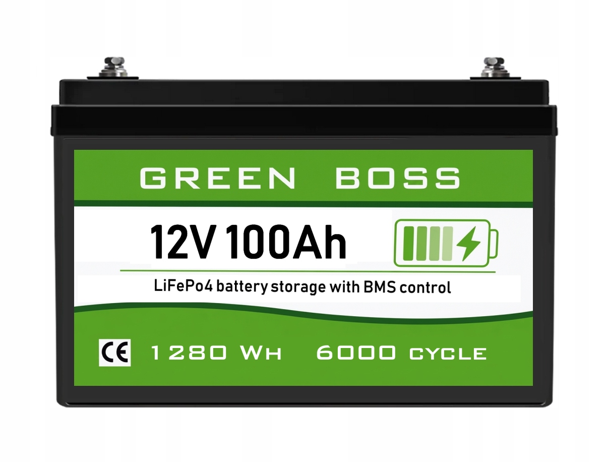 LiFePo4 batéria 12V 100Ah Green Boss Light
