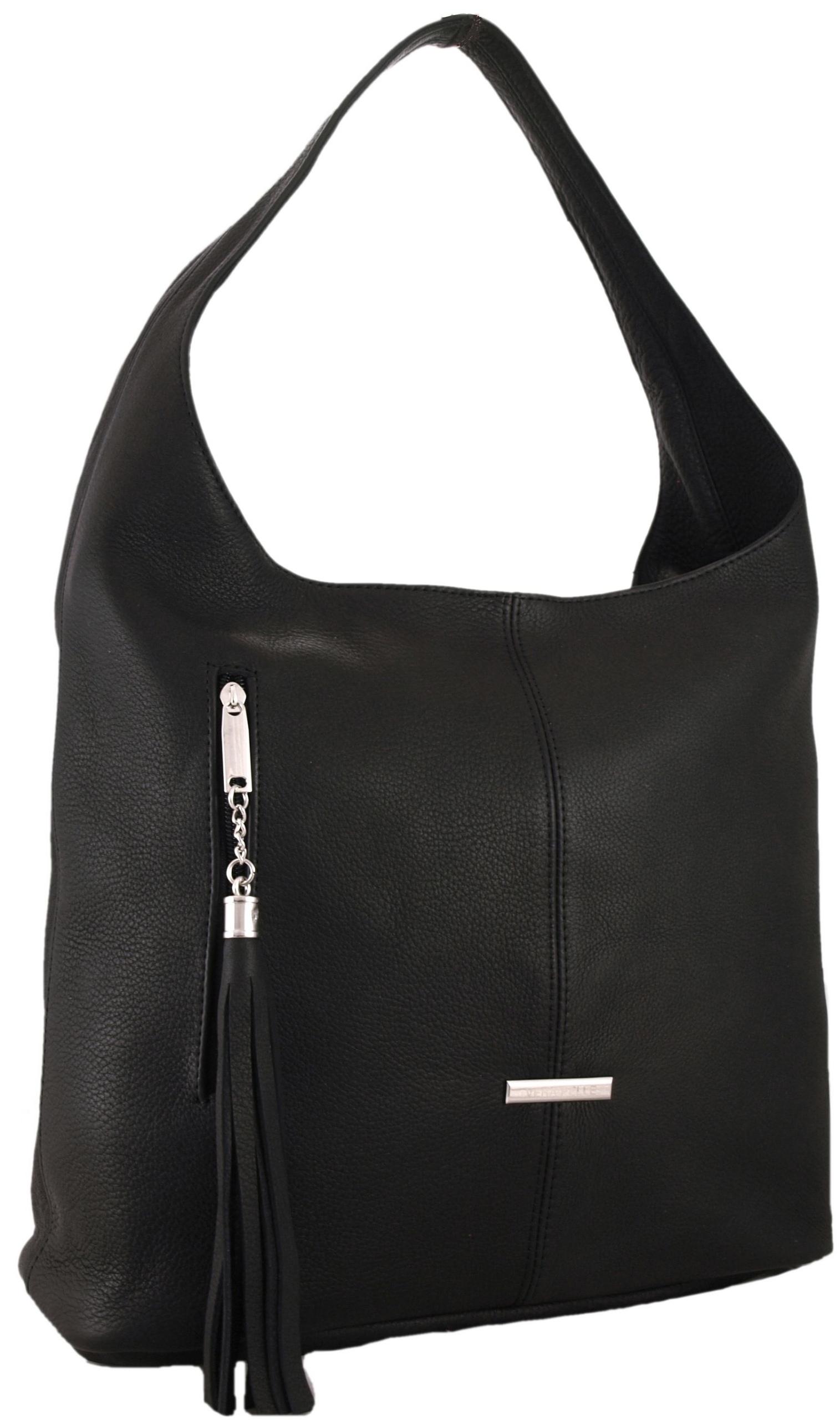 Torebka Skórzana Worek Skóra Naturalna Vera Pelle