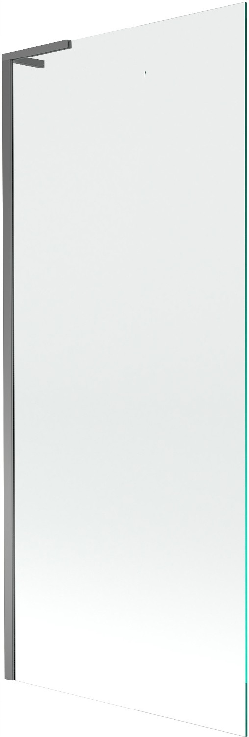 Mexen Next L vanová zástěna 1-křídlová 80 x 150 cm, transparentní, gun meta