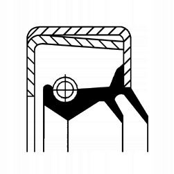 Pierscien uszczelniajacy walu wal skrzyni bi Producent czesci Corteco