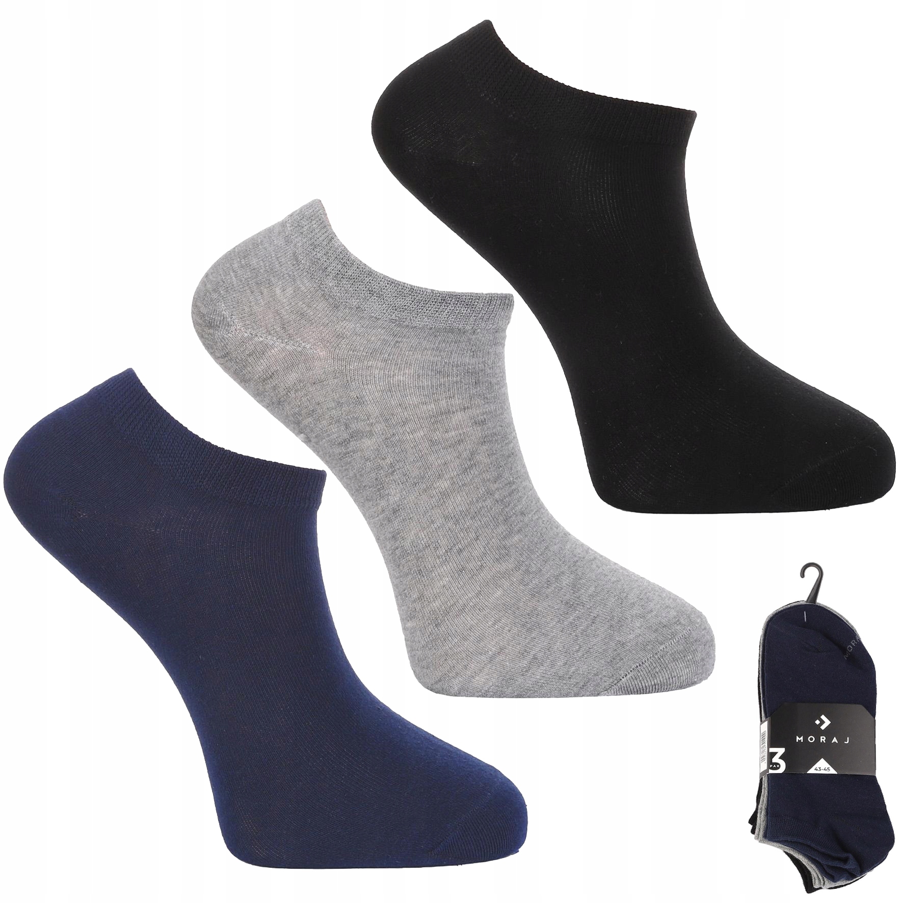 

Skarpetki Stopki Bawełniane Skarpety Moraj 3 Pak