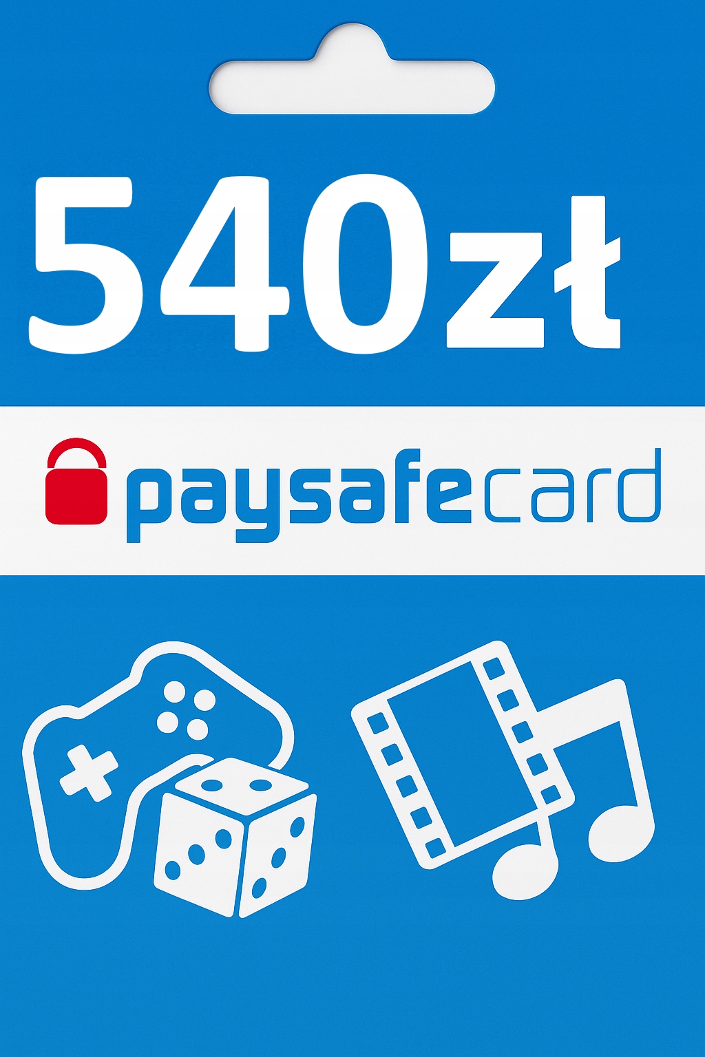 PaySafeCard 540 zł PSC Kod PIN