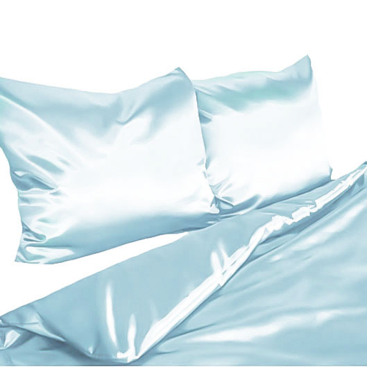 

Pościel satynowa 140 2x70 Moker Baby blue