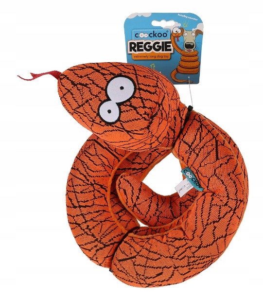 Levně Coockoo Hračka Reggie Oranžová 150x10x10 cm