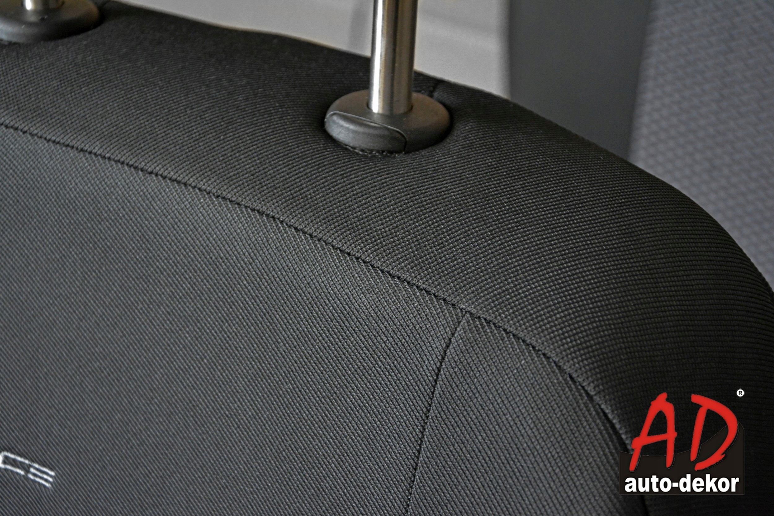 Pokrowce MIAROWE do FORD TRANSIT VII 2013-2019 6os P3 Kolor antracytowy grafitowy