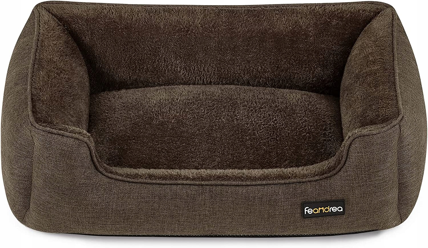 Legowisko Dla Psa 70 X 55 Miękkie Podwyższone Boki Antypoślizgowe Pluszowe