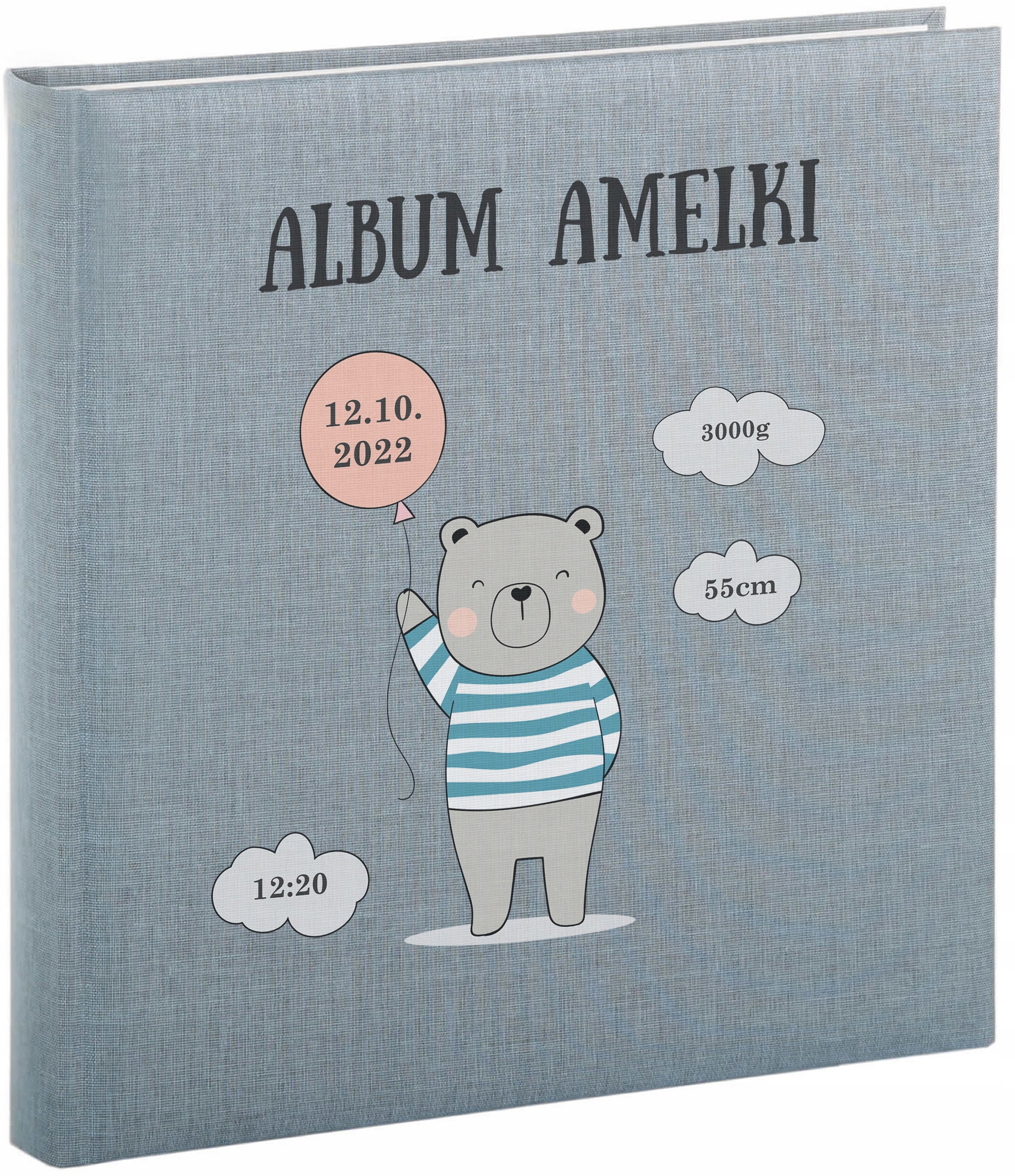 Album fotografií dítěte 30 karet Váš potisk Křest kvalita Goldbuch