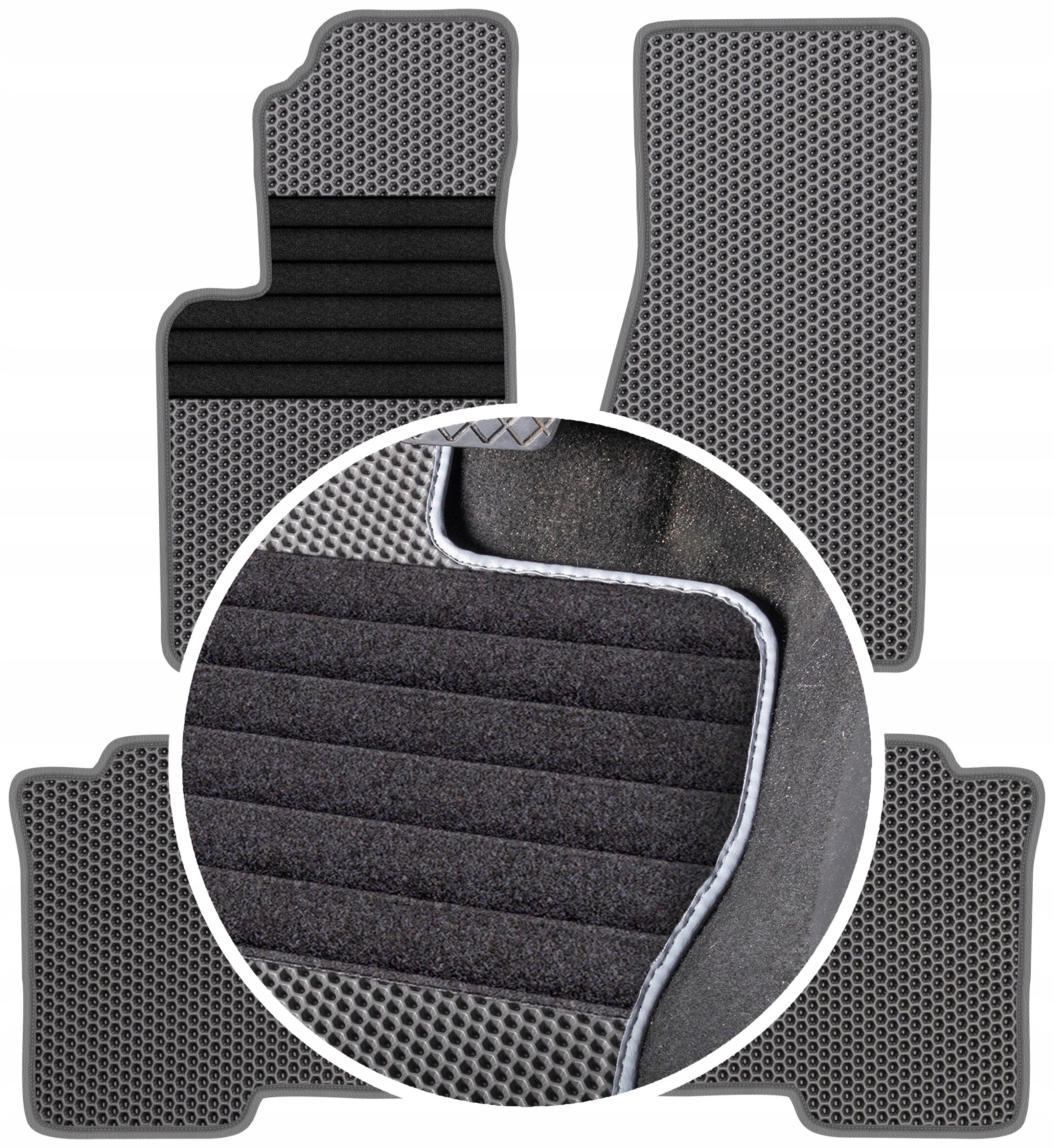 Jeep Commander 06-10 Gumové stierače do auta Eva