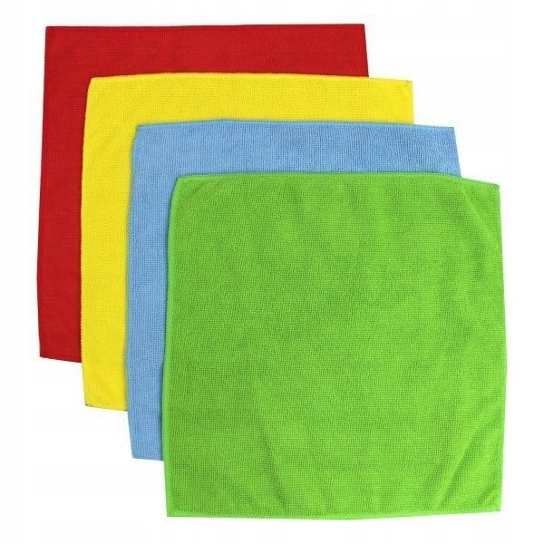 Ścierka Z Mikrofibry Miękka Ściereczka Kuchenna Uniwersalna 30x30cm 4szt