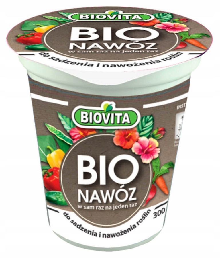 

Biovita Nawóz Bio obornik 300ml kubek
