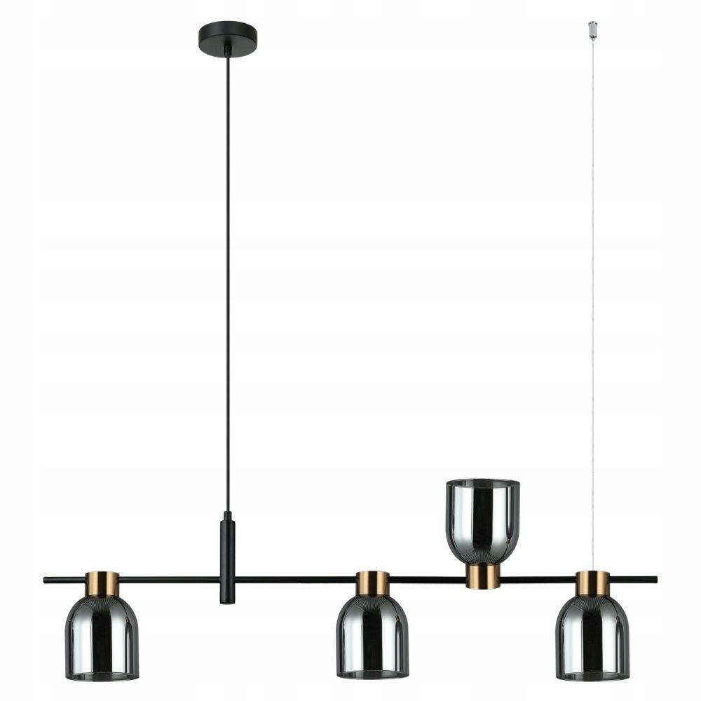 Závesná lampa Servio PND-66892-4-BK-SG Italux