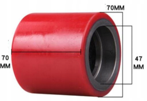 70x70 (47x14) Rolka poliuretan Paleciak Promag