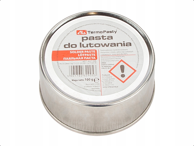 

Pasta lutownicza 100G