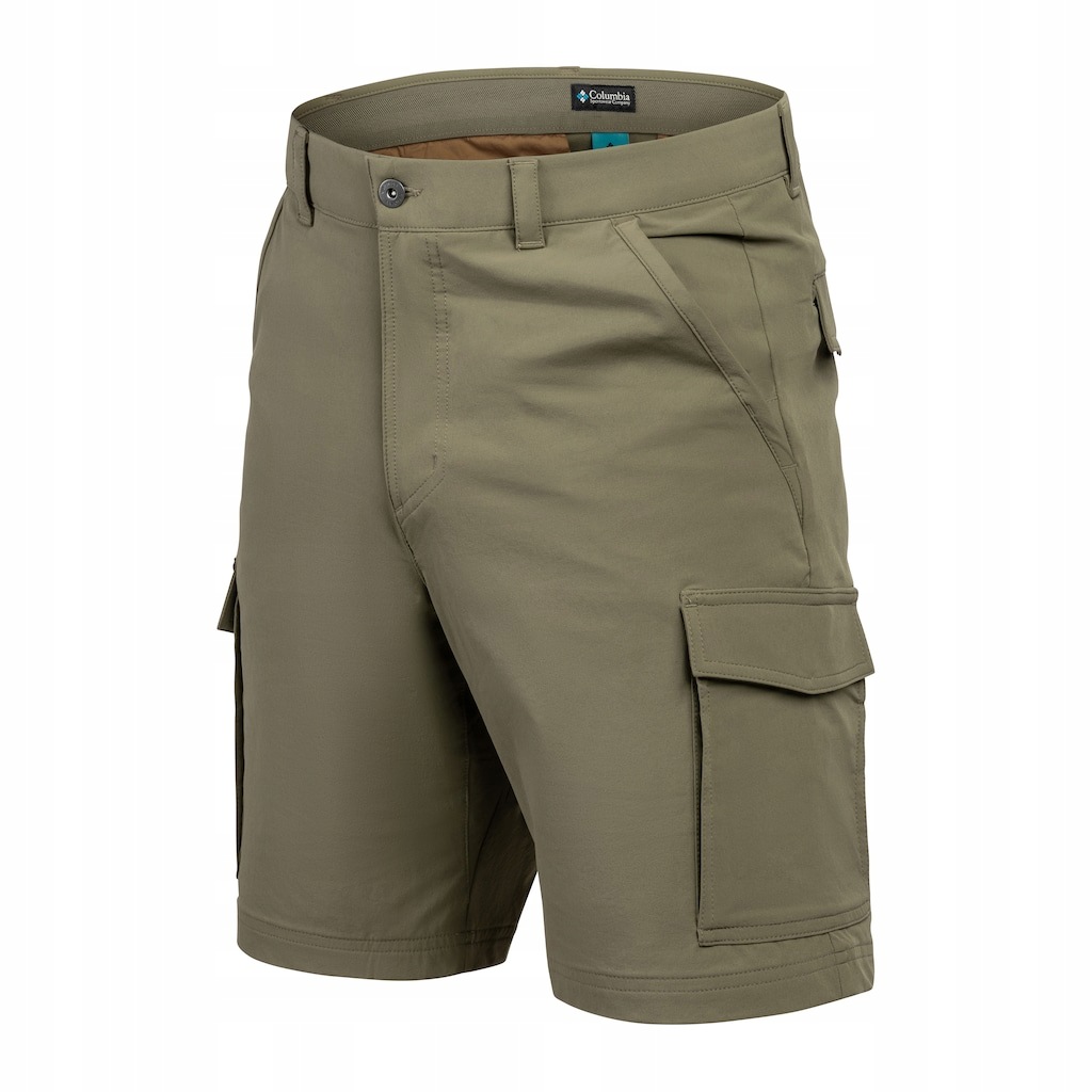Kraťasy Kraťasy krátké kapsáče Columbia Roc Tech Cargo Stone Green 38