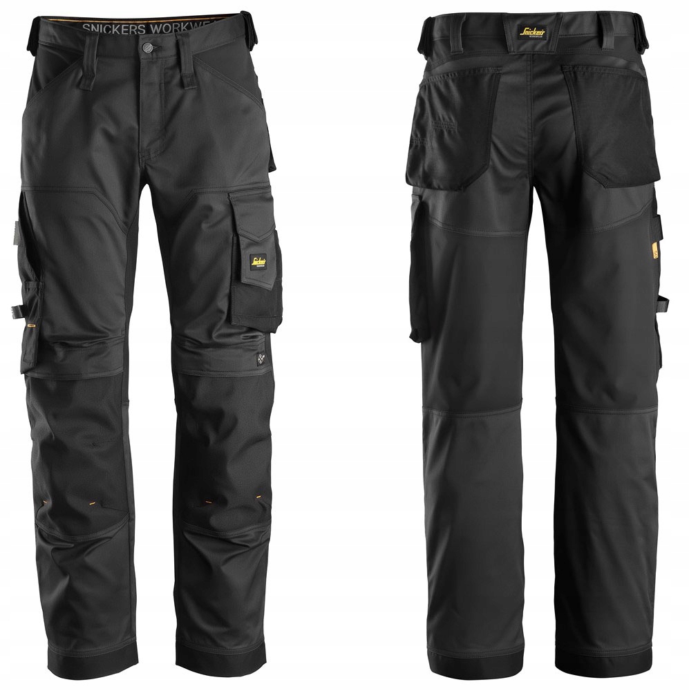 Elastyczne Spodnie Robocze Bhp Długie Snickers Workwear 6351 Stretch r. 56
