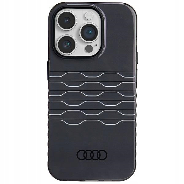 Pouzdro Audi IML MagSafe Case pro iPhone 14 Pro 6.1" černé/black hardcase Au-imlm