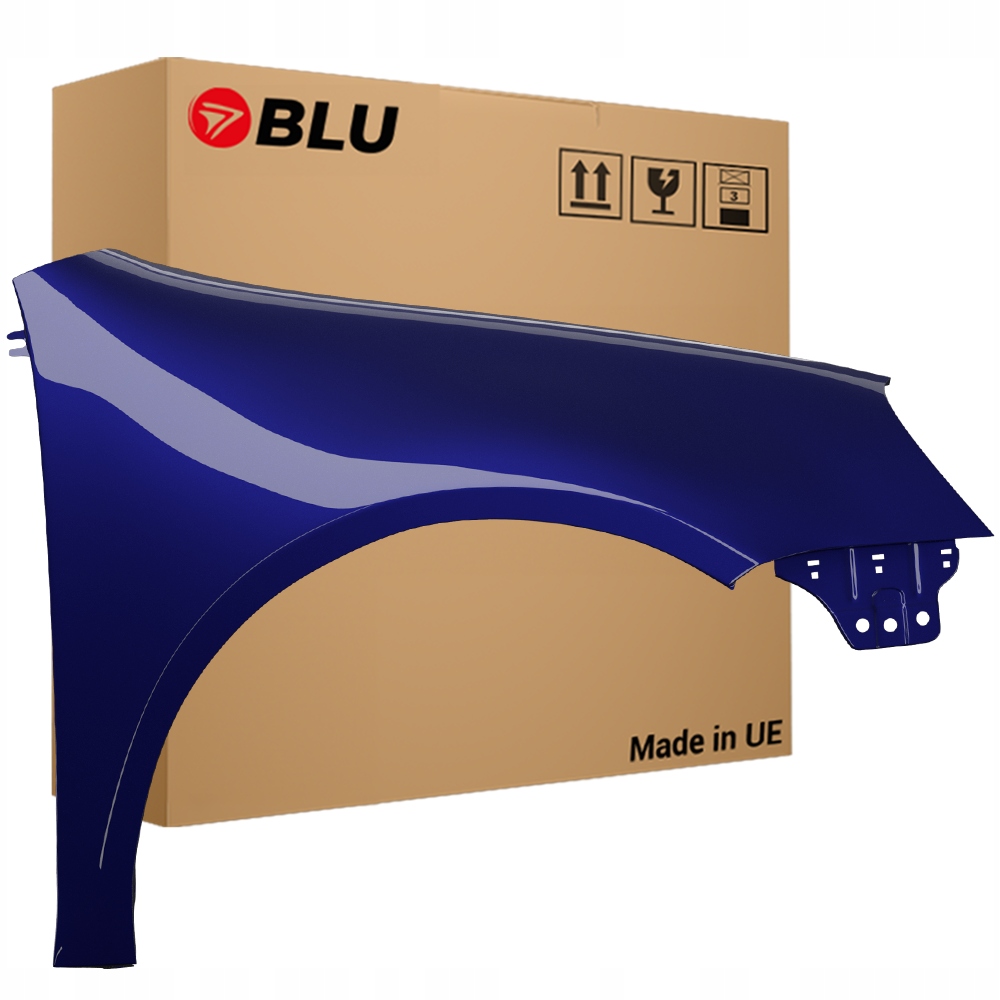Blu Blatník Vw Golf V 5 LD5Q pravý modrý 03-09 přední hatchback