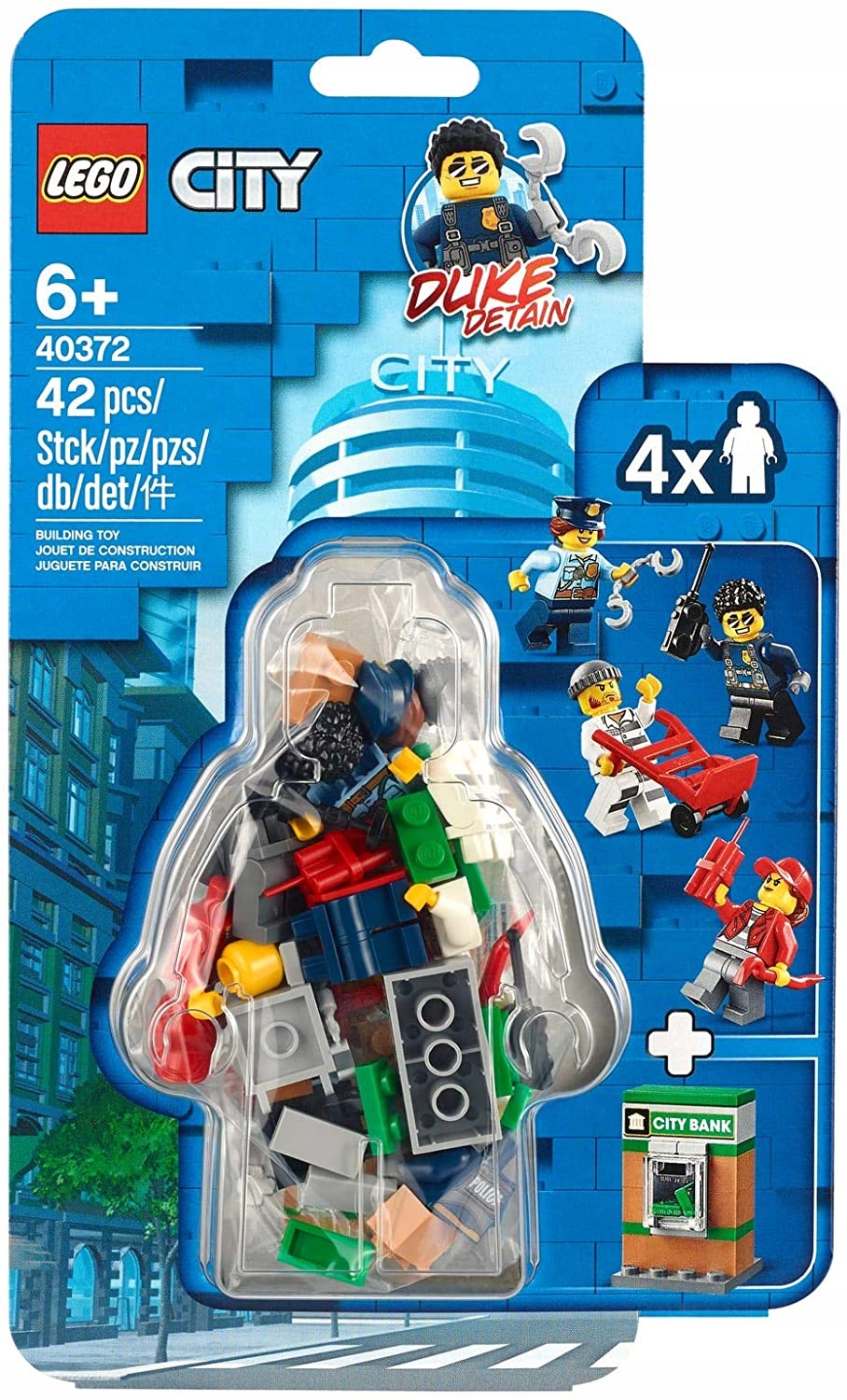 Lego City 40372 Policejní příslušenství Minifigurky Policie Nová sada Příslušenství