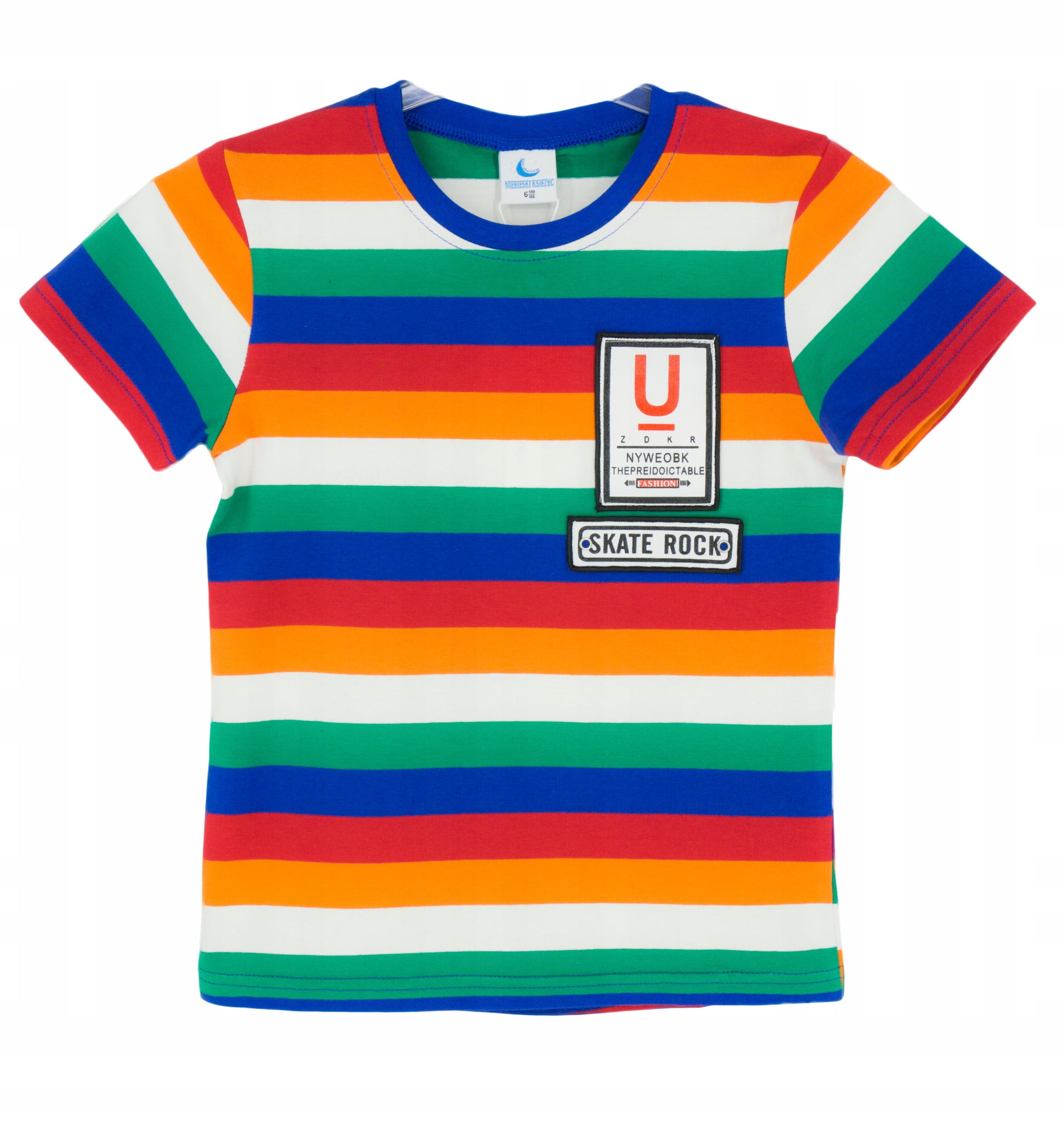 

016 Kolorowa bluzka T-Shirt rozmiar 122/128